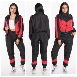 Windbreaker jogger set!!!